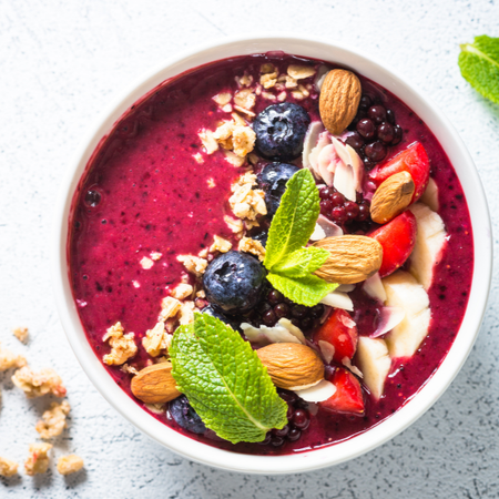 Almond &amp; Blueberry Smoothie recipe
