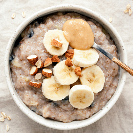 Almond Butter & Banana Oatmeal recipe