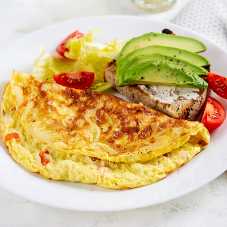 Avocado &amp; Egg White Omelette recipe