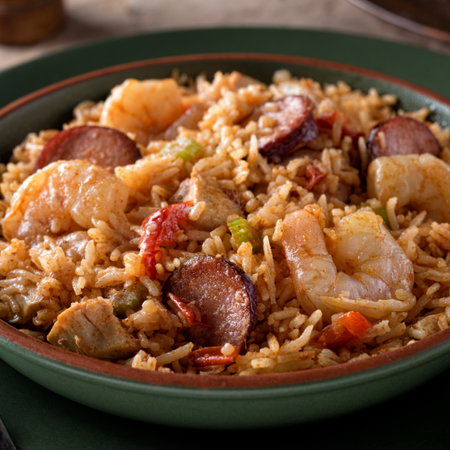 Cajun Shrimp & Cauliflower Rice recipe