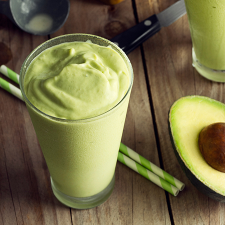 Creamy Avocado Green Smoothie recipe
