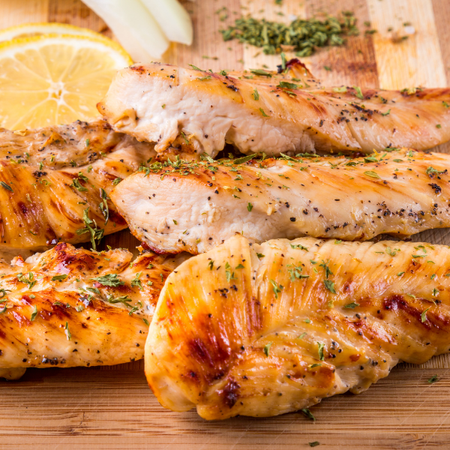 Garlic Herb Grilled Chicken with Zucchini recipe