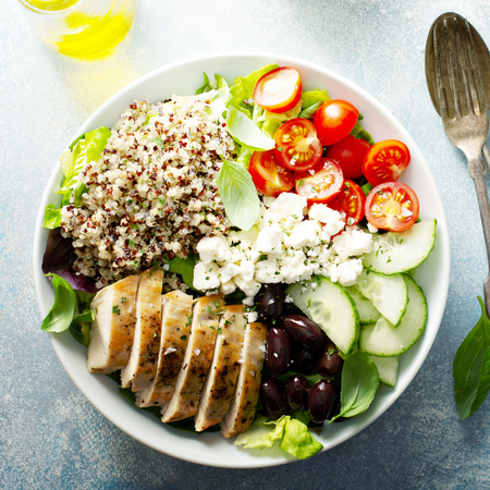 Greek Inspired Chicken Salad recipe