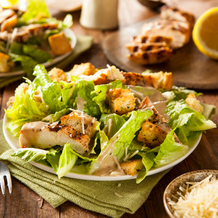 Grilled Chicken Caesar Salad recipe