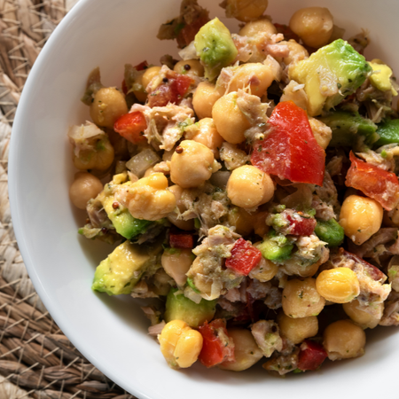 Hearty Tuna &amp; Avocado Salad recipe