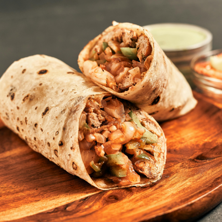 Mediterranean Chickpea Wrap recipe
