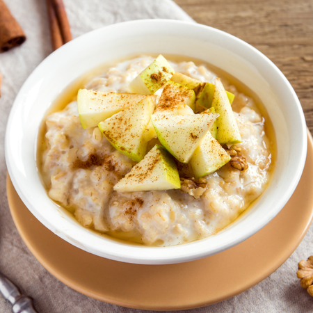 Nutty Apple Cinnamon Oatmeal recipe