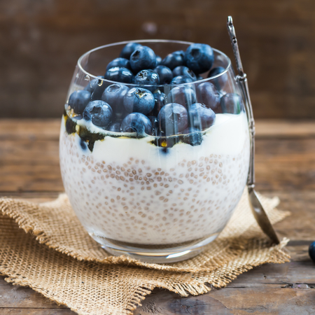 Nutty Blueberry Chia Pudding recipe