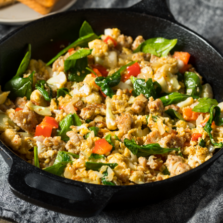 Paleo Veggie Scramble recipe