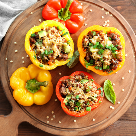 Quinoa Stuffed Peppers recipe
