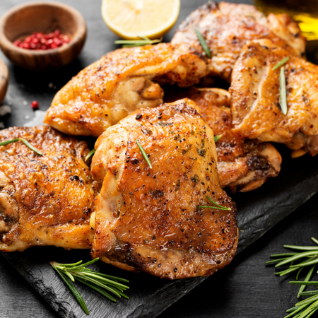 Savory Garlic Herb Roast Chicken recipe