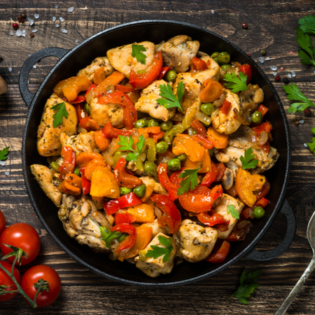 Shrimp Stir Fry with Brown Rice recipe