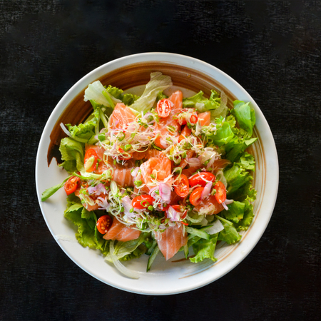 Smoked Salmon Salad recipe
