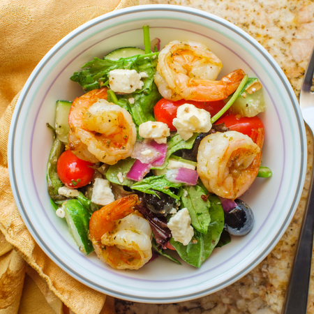 Tangy Citrus Grilled Shrimp Salad recipe