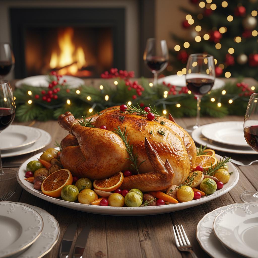 Herb Roast Chicken (Christmas Edition) recipe