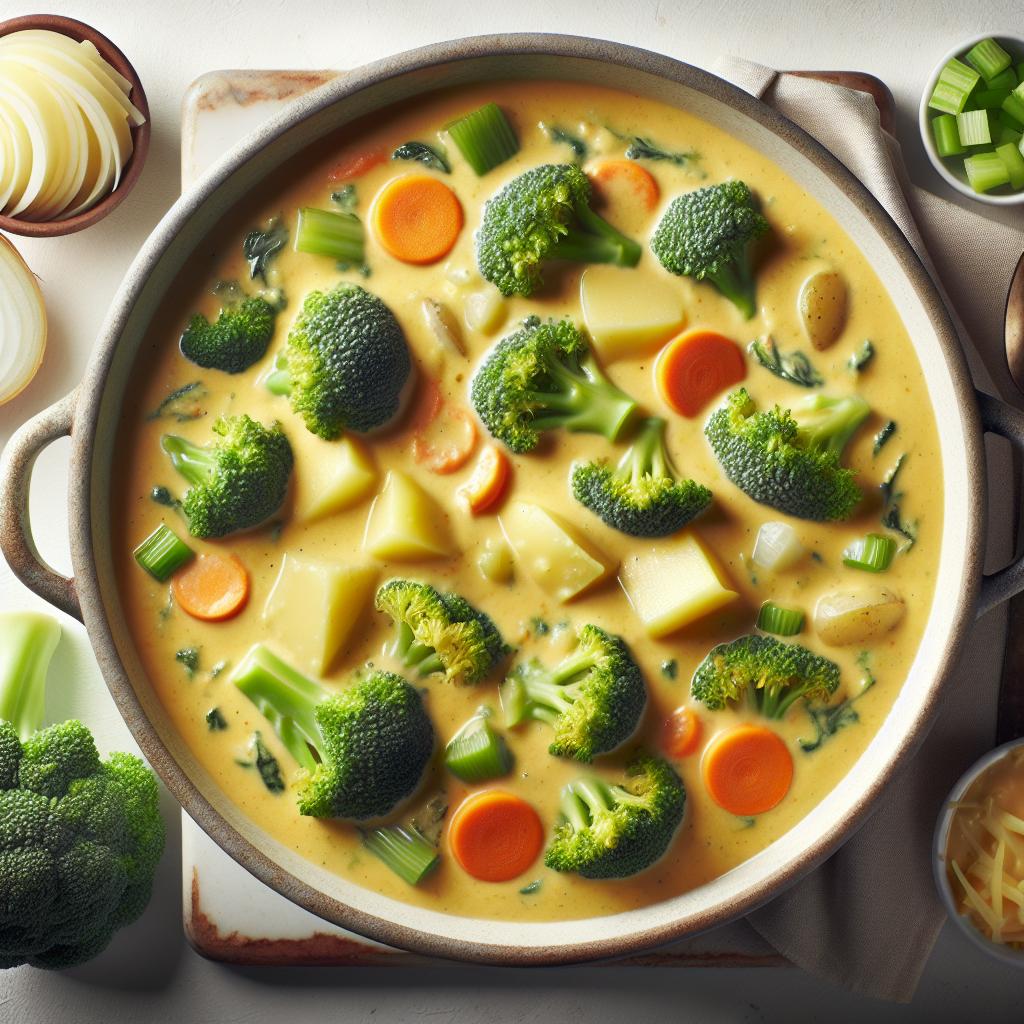 Best Cheesy Broccoli Soup recipe
