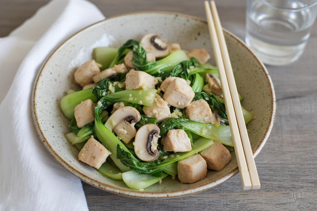 Vegetable and Turkey Stir Fry recipe