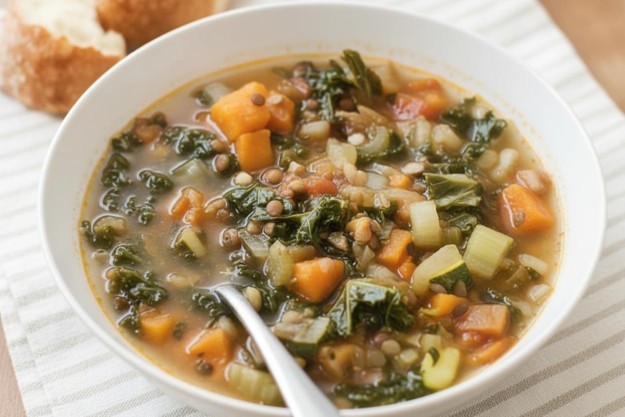 Lentil Minestrone recipe