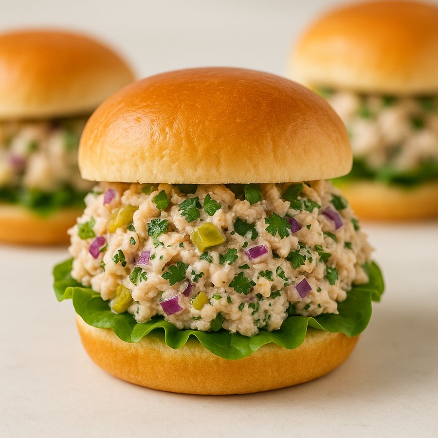 Tuna Slider with Green Chiles recipe