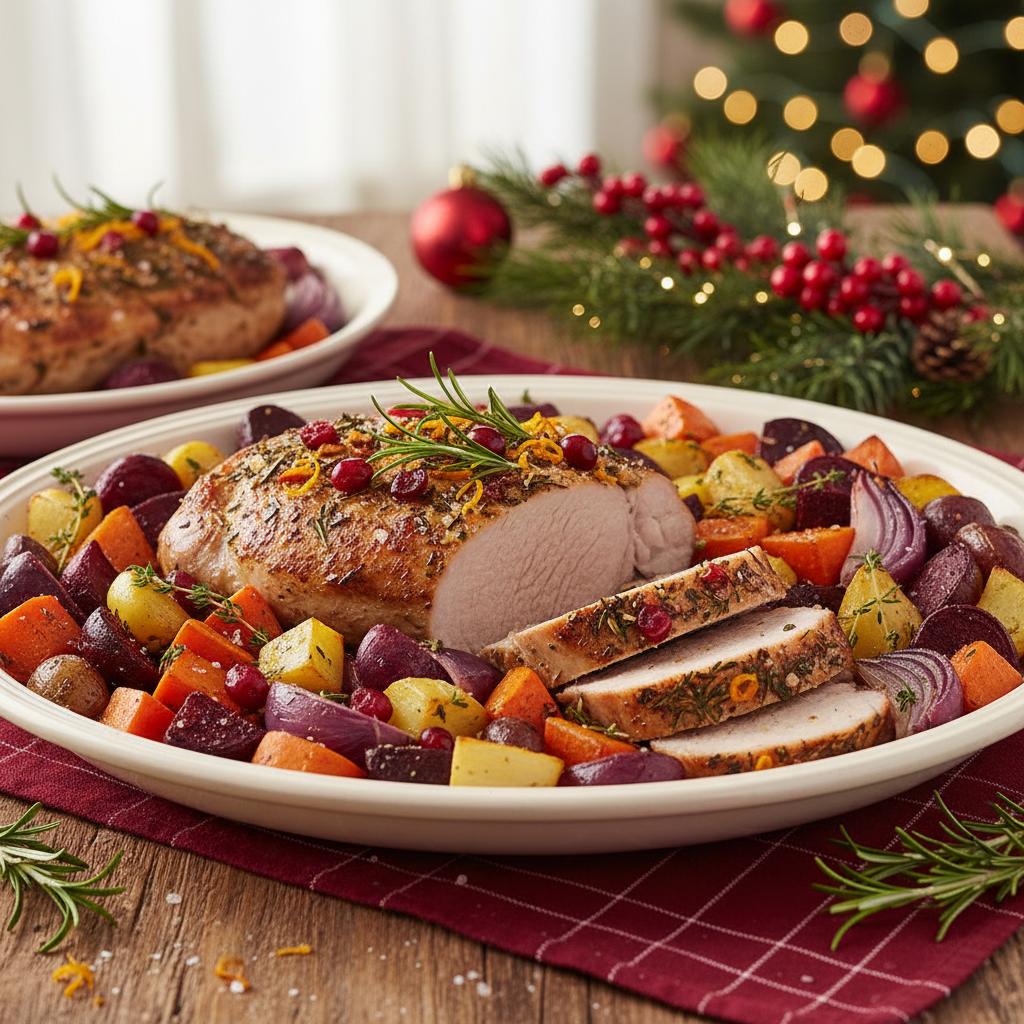 Christmas Rosemary Pork Tenderloin recipe