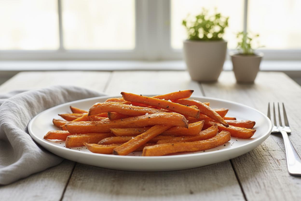 Oven Baked Sweet Potato Fries recipe