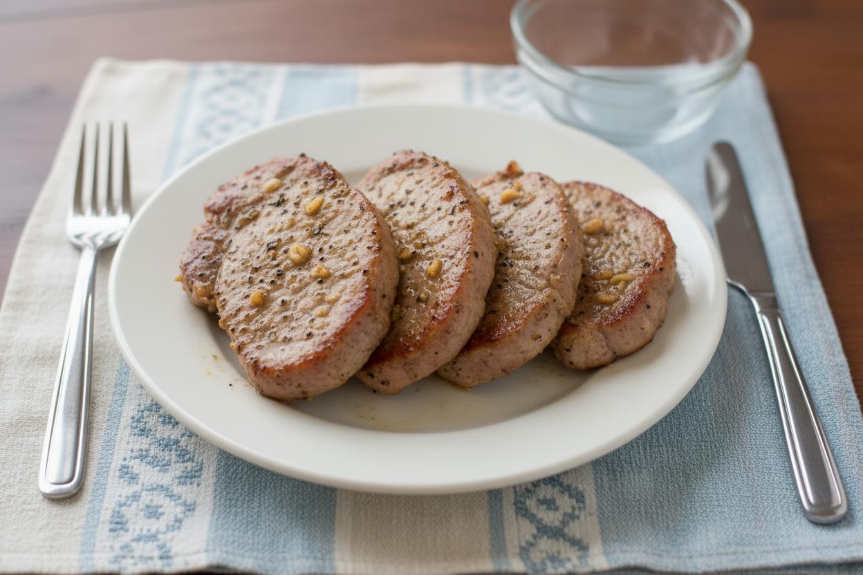 Greek Pork Chops recipe