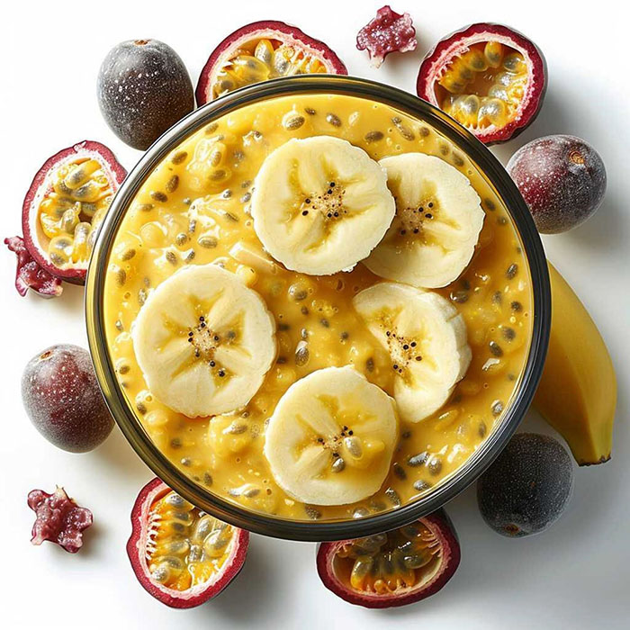Banana Passion Fruit Smoothie recipe