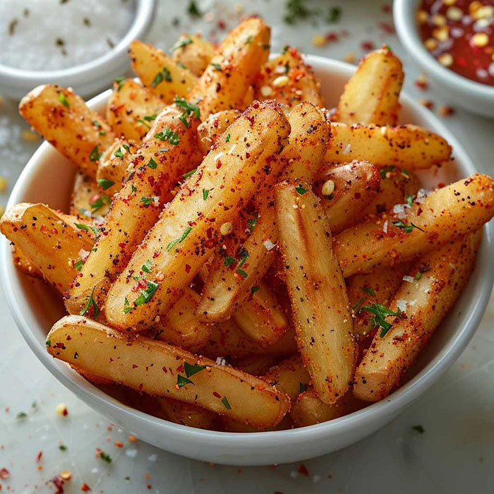 Crispy Coated Cajun Fries recipe