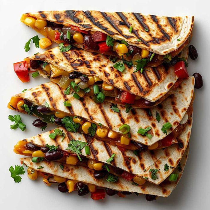 Santa Fe Veggie Quesadillas recipe