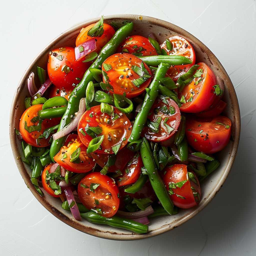 Green Beans with Cherry Tomatoes recipe