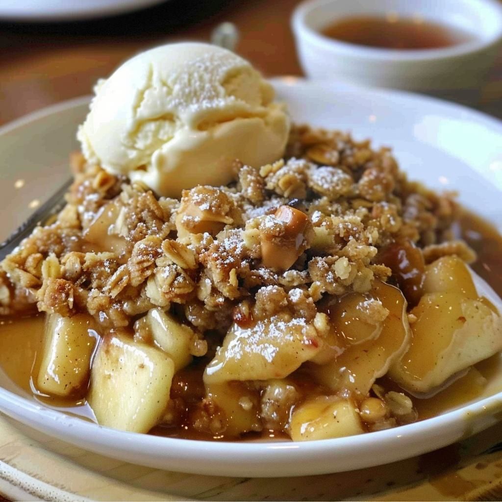Double Apple Crumble recipe