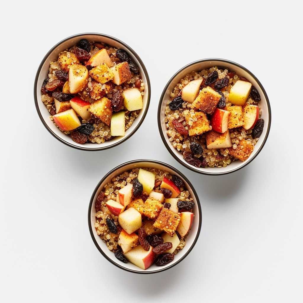 Hot Quinoa Breakfast With Fruits recipe