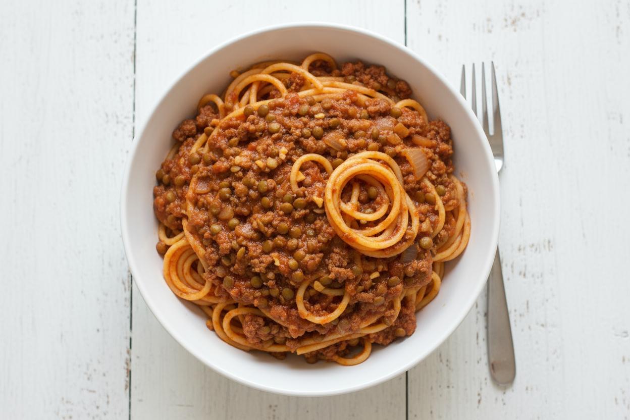 Lentil Spaghetti Sauce recipe