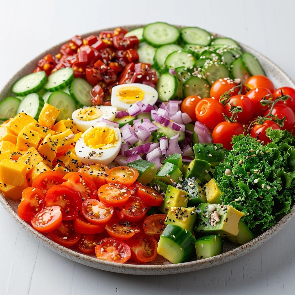 Low-Fat Rainbow Salad recipe