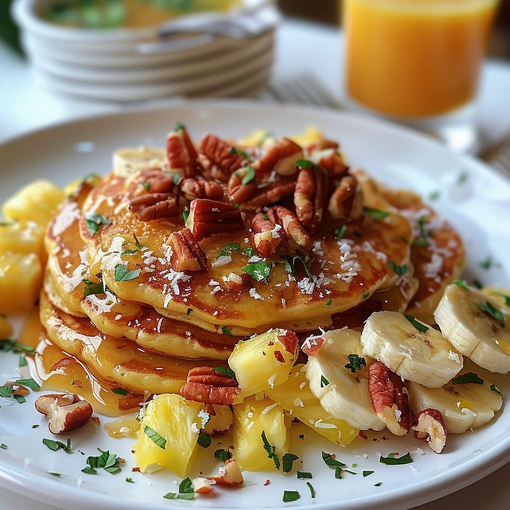 Tropical Paradise Pancakes recipe