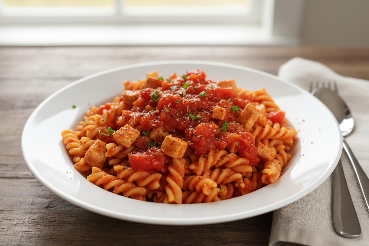 Red Hot Fusilli recipe
