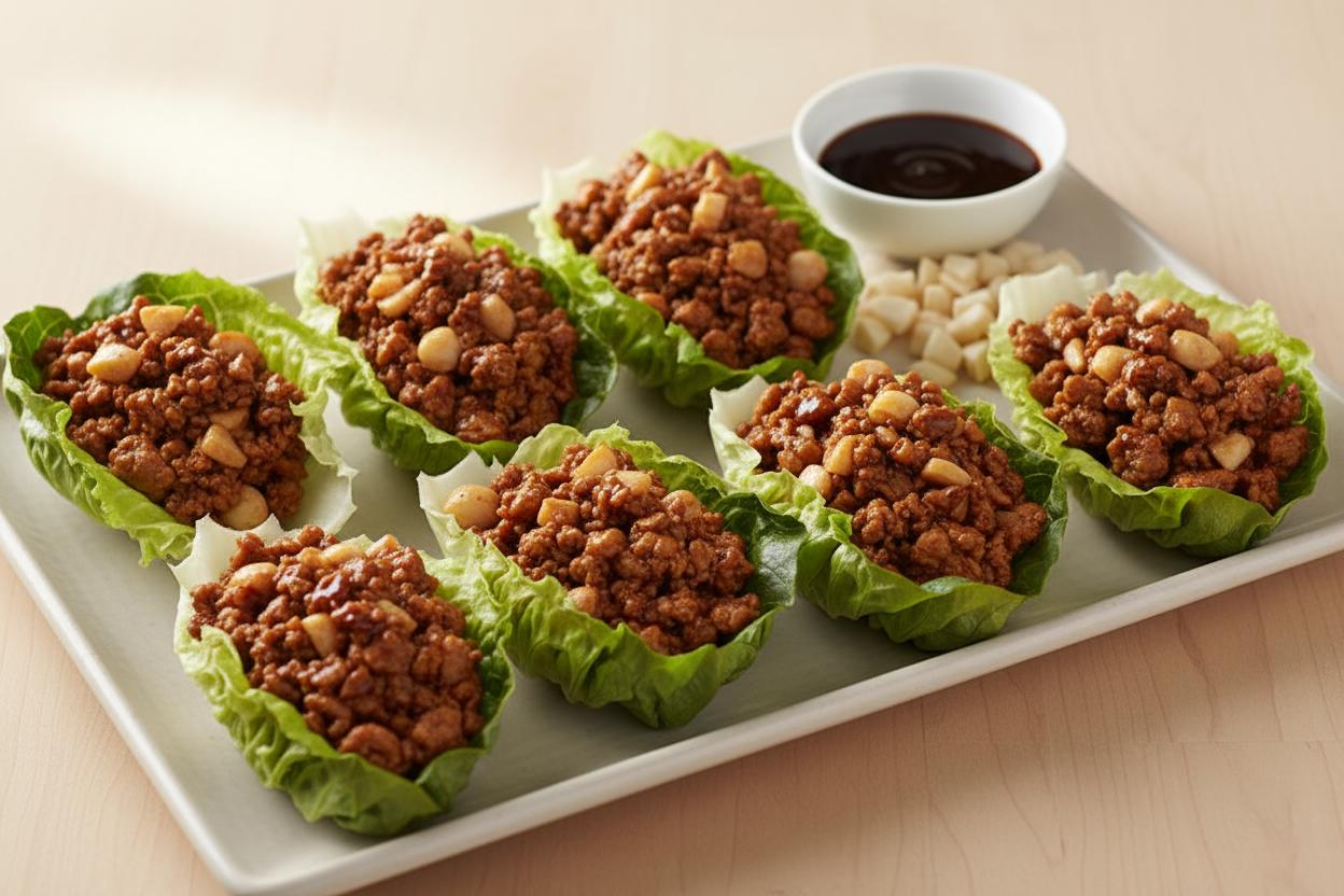 Teriyaki Lettuce Wraps recipe