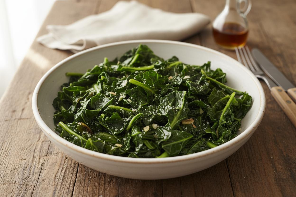 Seared Greens recipe