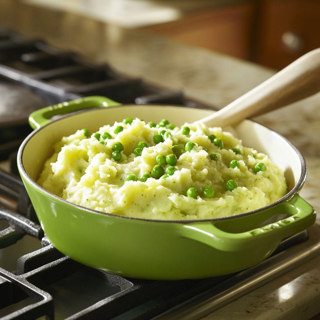 Green-Mash Potatoes recipe