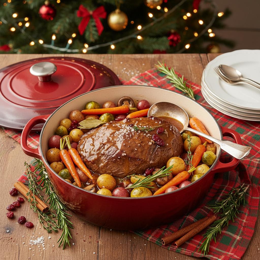Christmas Comfort Slow-Cooked Beef Stew recipe