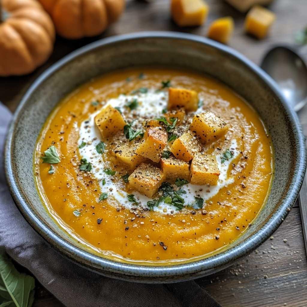 Pumpkin and Bean Soup recipe