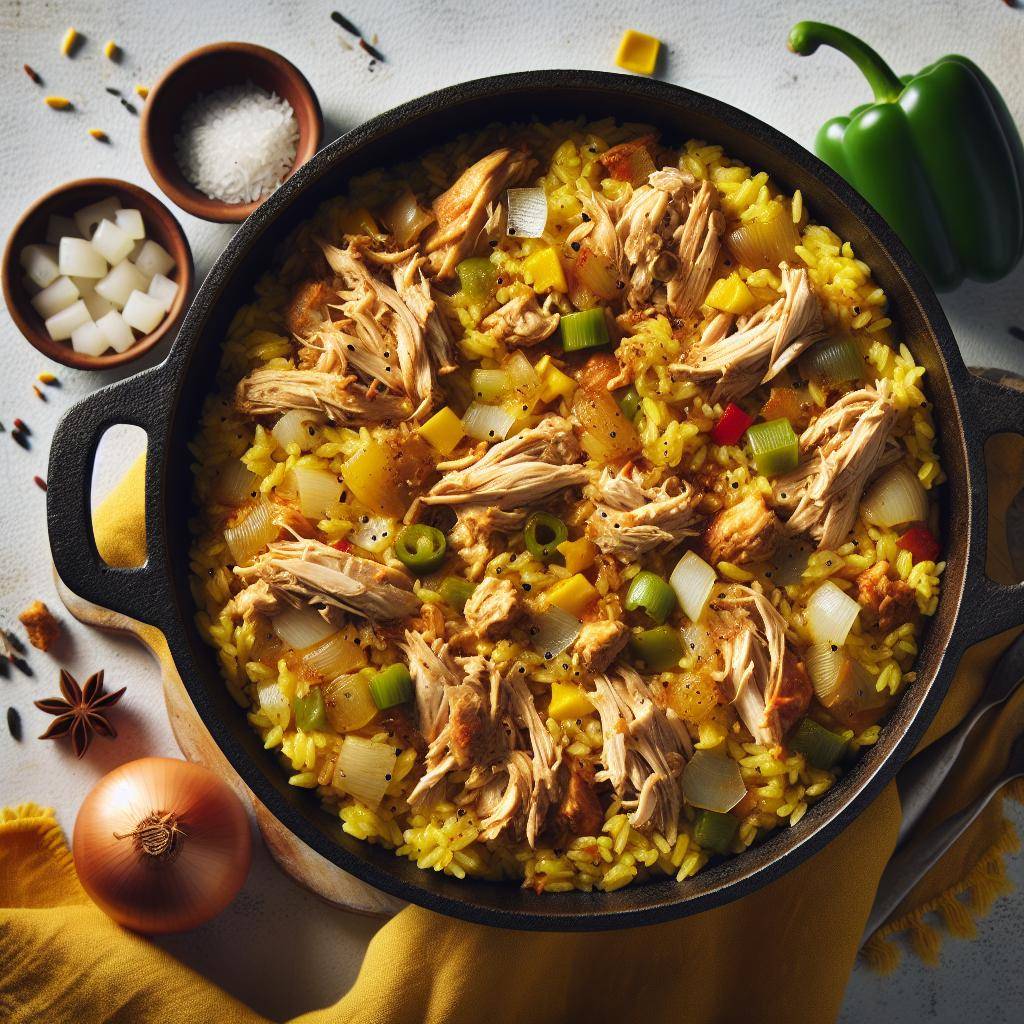 Awesome Chicken and Yellow Rice Casserole recipe