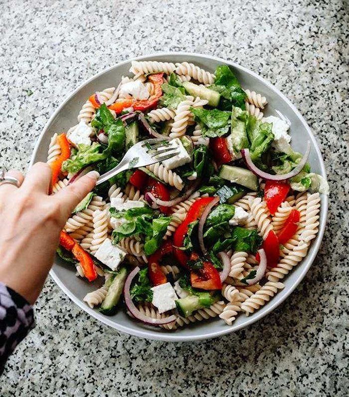 Cheese and Pecan Pasta Salad recipe