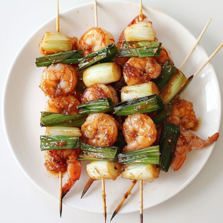 Simple Prawn Skewers recipe