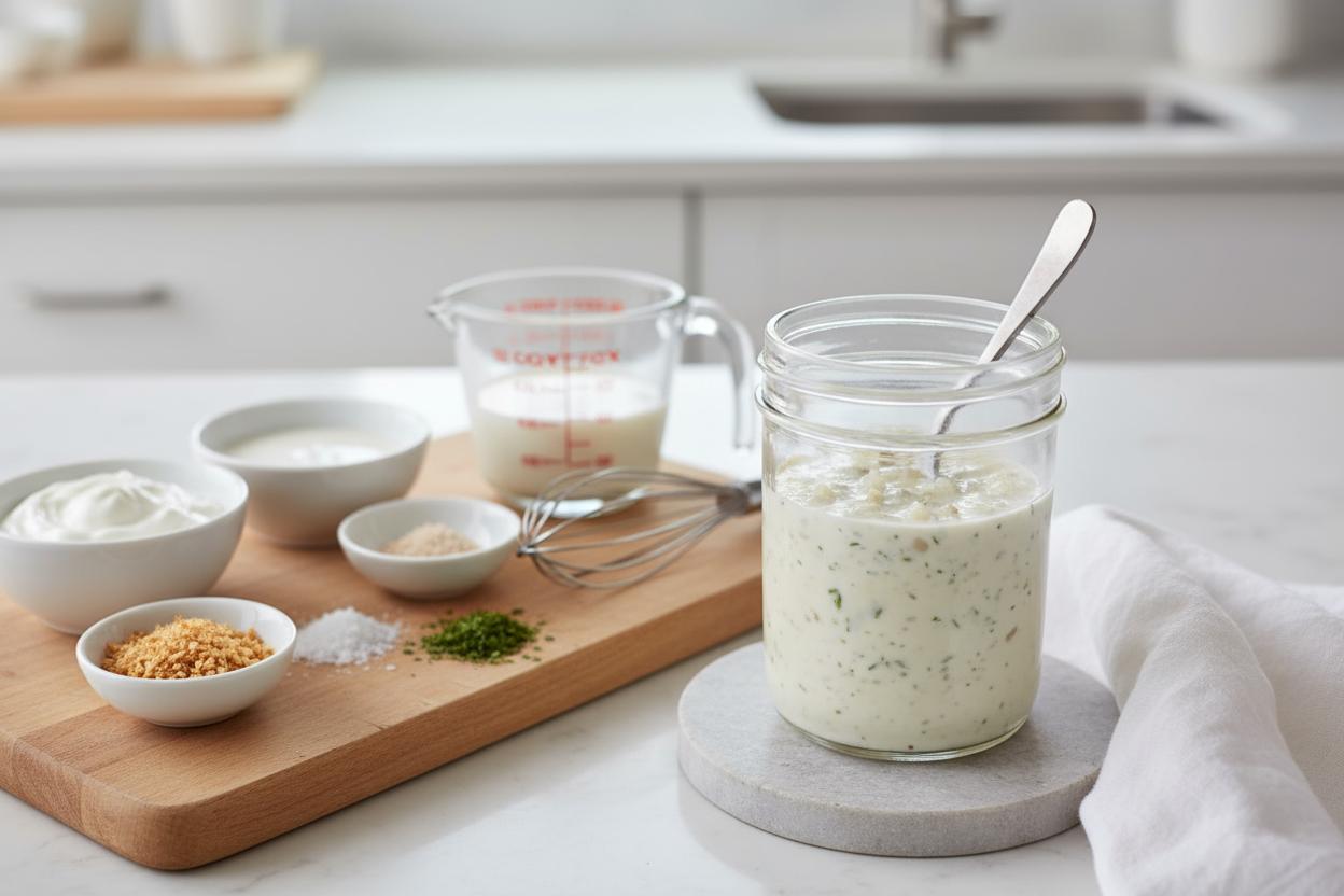 Homemade Ranch Dressing recipe