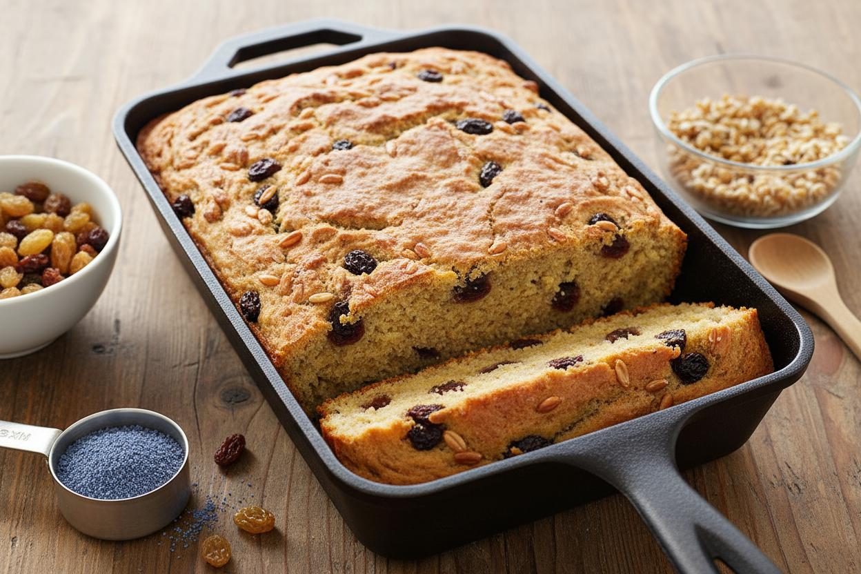 Blue Corn Pan Bread recipe
