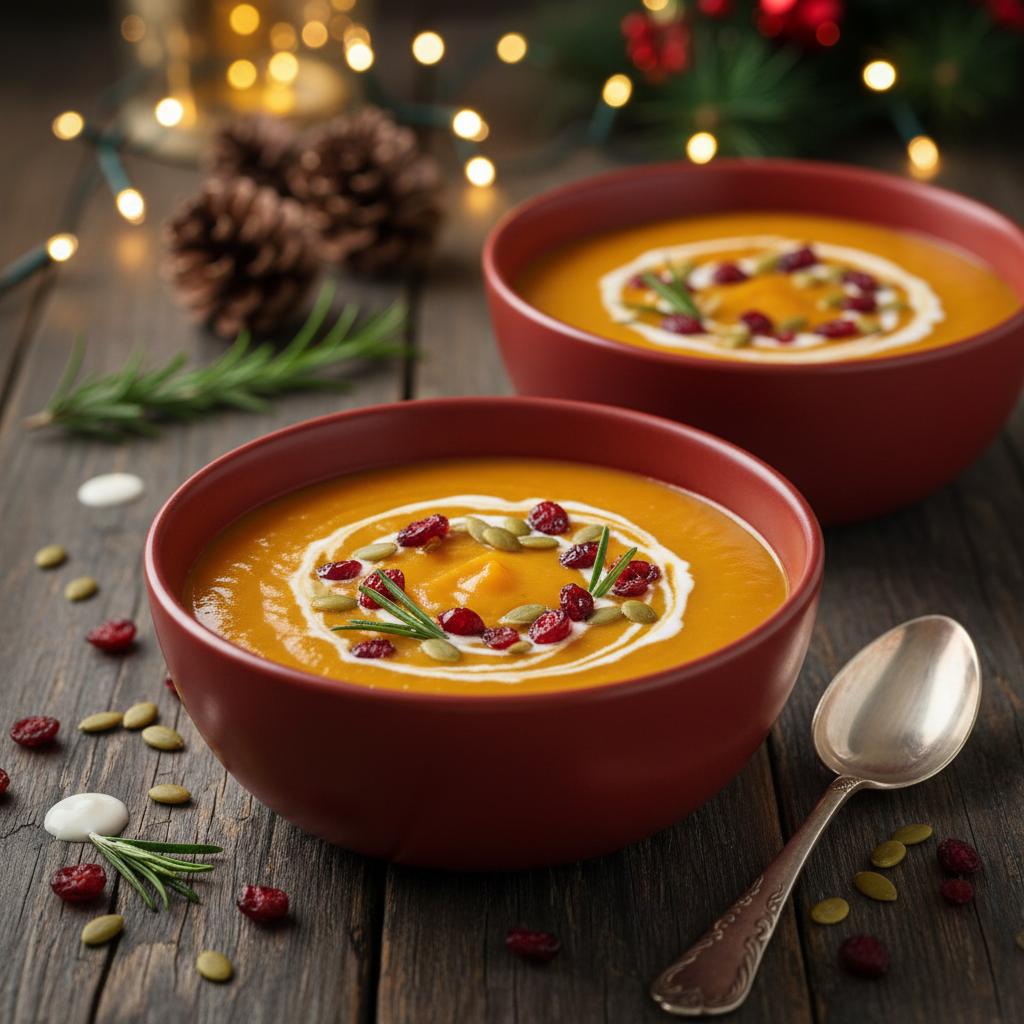 Christmas Pumpkin Bean Soup recipe