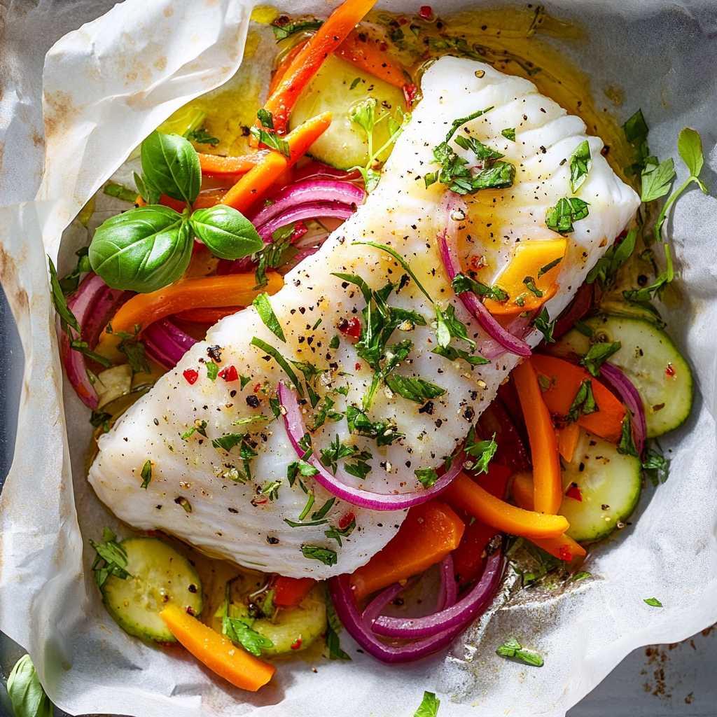 Tasty Fish and Veggie Packets recipe