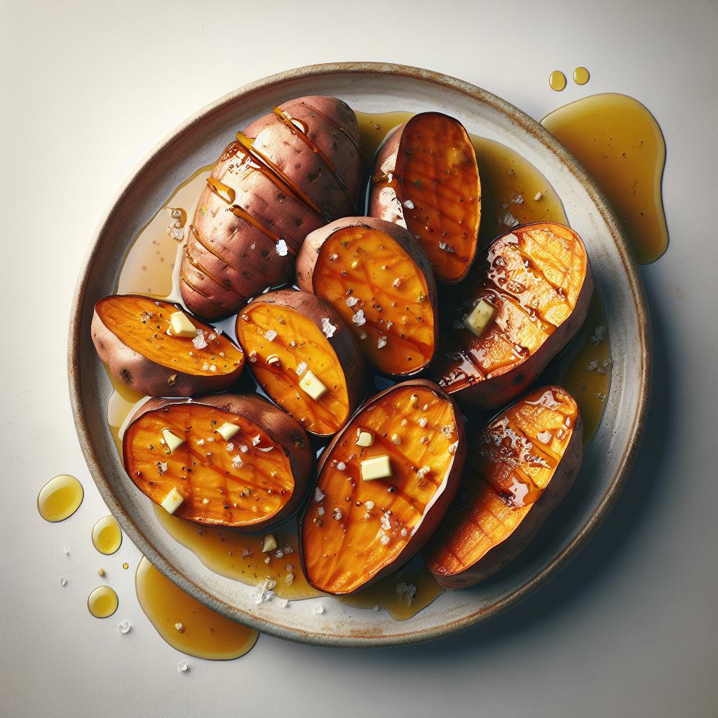 Roasted Sweet Potatoes With Honey Butter recipe