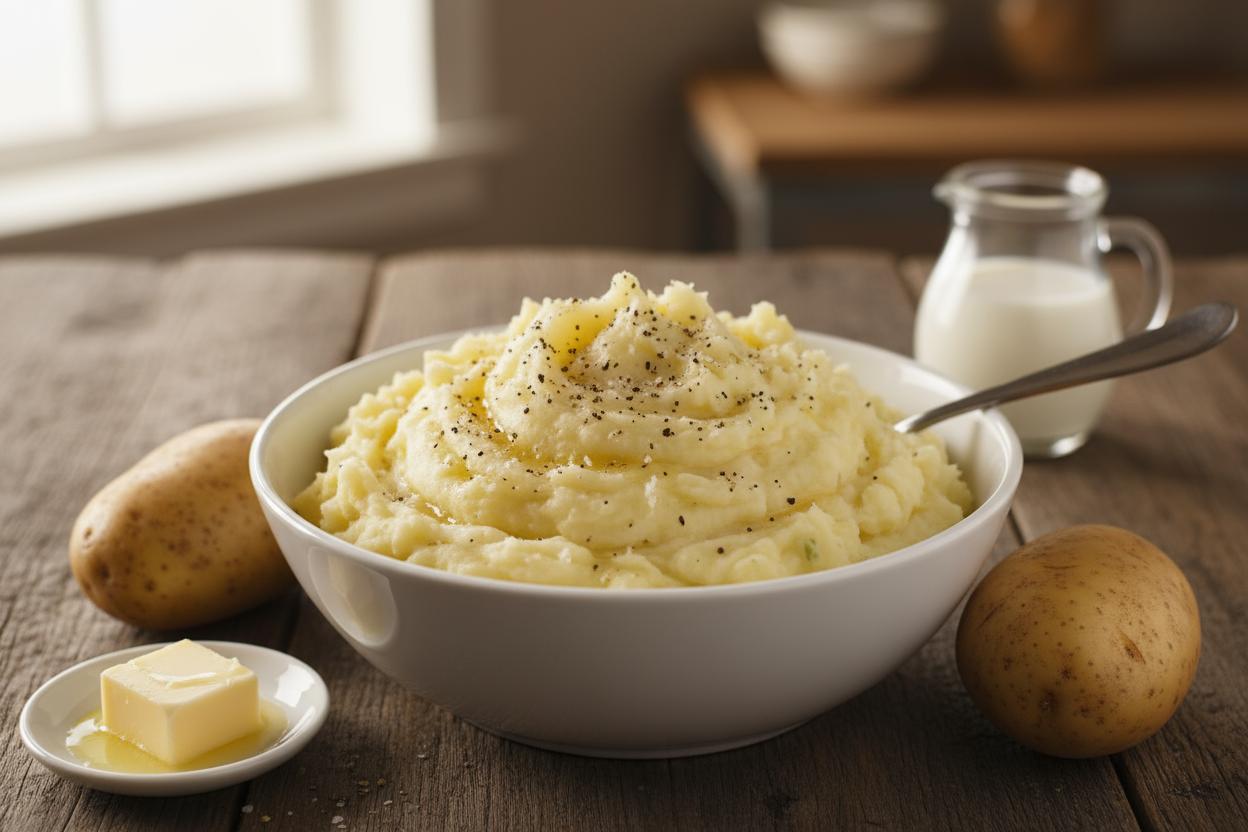 Homemade Mashed Potatoes recipe